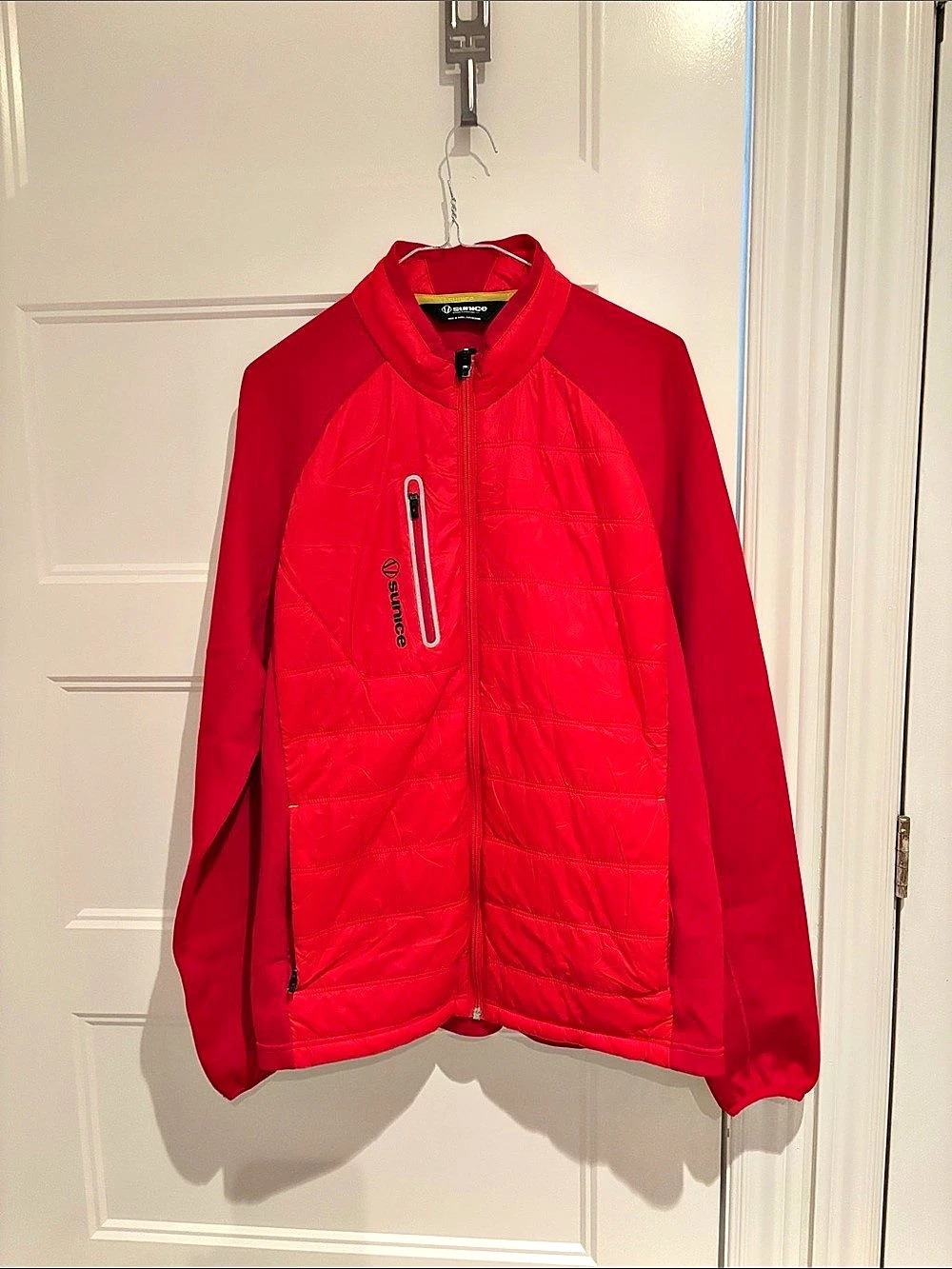 Sunice Hamilton Element Shield Hybrid Jacket Red Jacket Size Medium